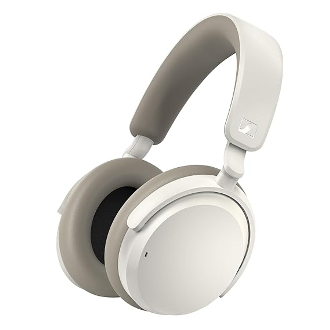 Sennheiser Accentum Wireless Bluetooth Over Ear Headphones with Mic 50Hr Battery Hybrid ANC White