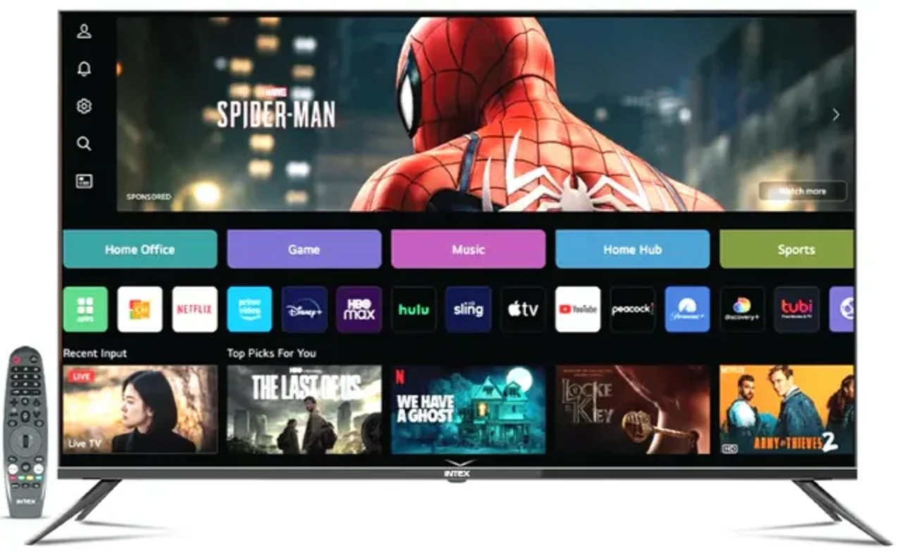 Intex LED-WOS6530U 65 inch (164 cm) | 4K UHD LED TV (webOS)