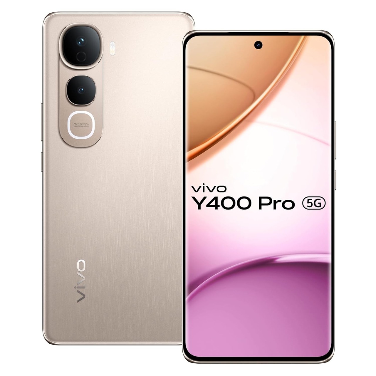 Vivo Y400 Pro 5G (8 GB RAM) (128 GB, Fest Gold)