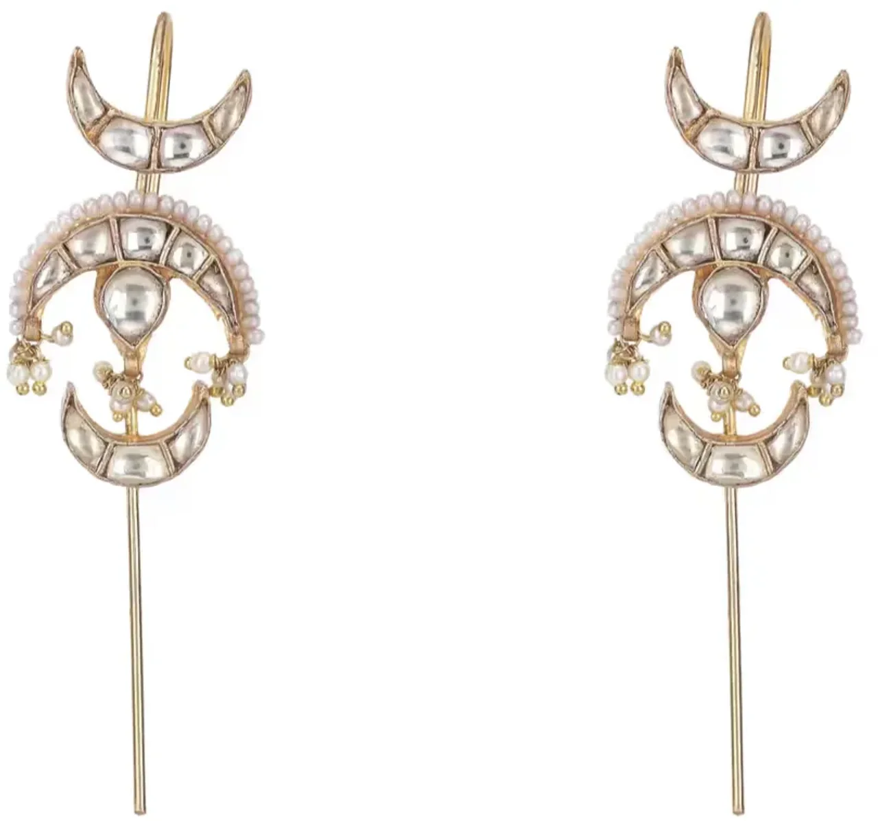Art Karat Esha 22k Gold Plated Earpin