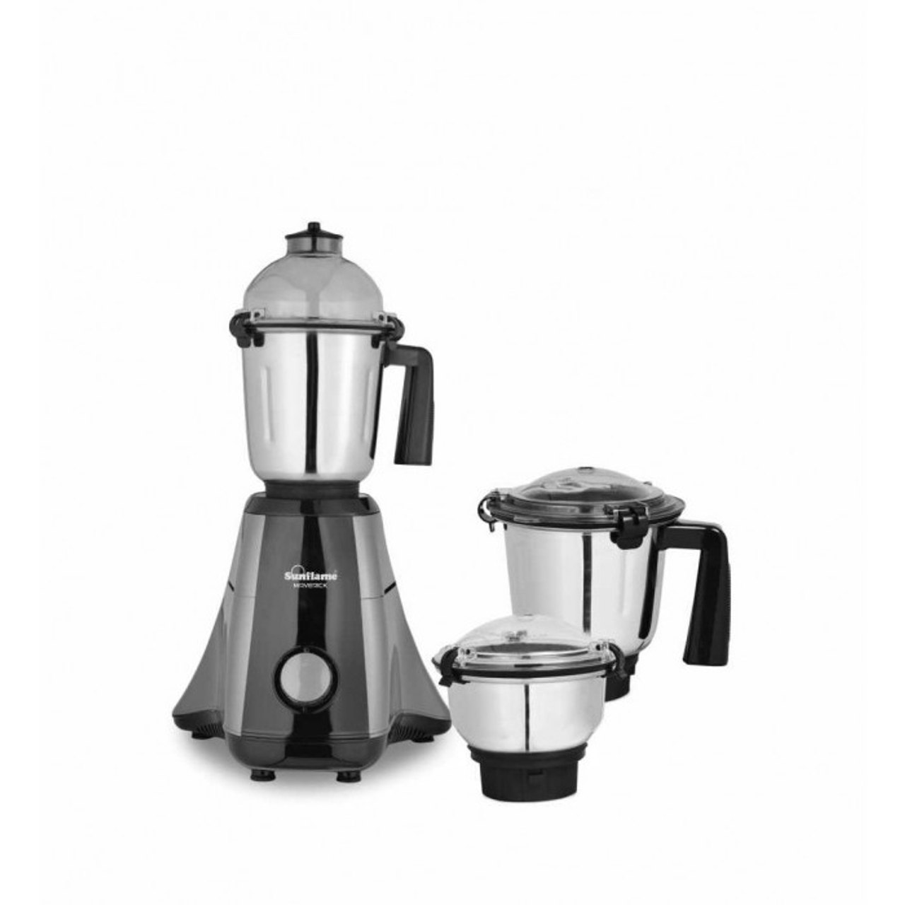 Sunflame Mixer Grinder Maverick 750W 3 Jars Metallic Grey
