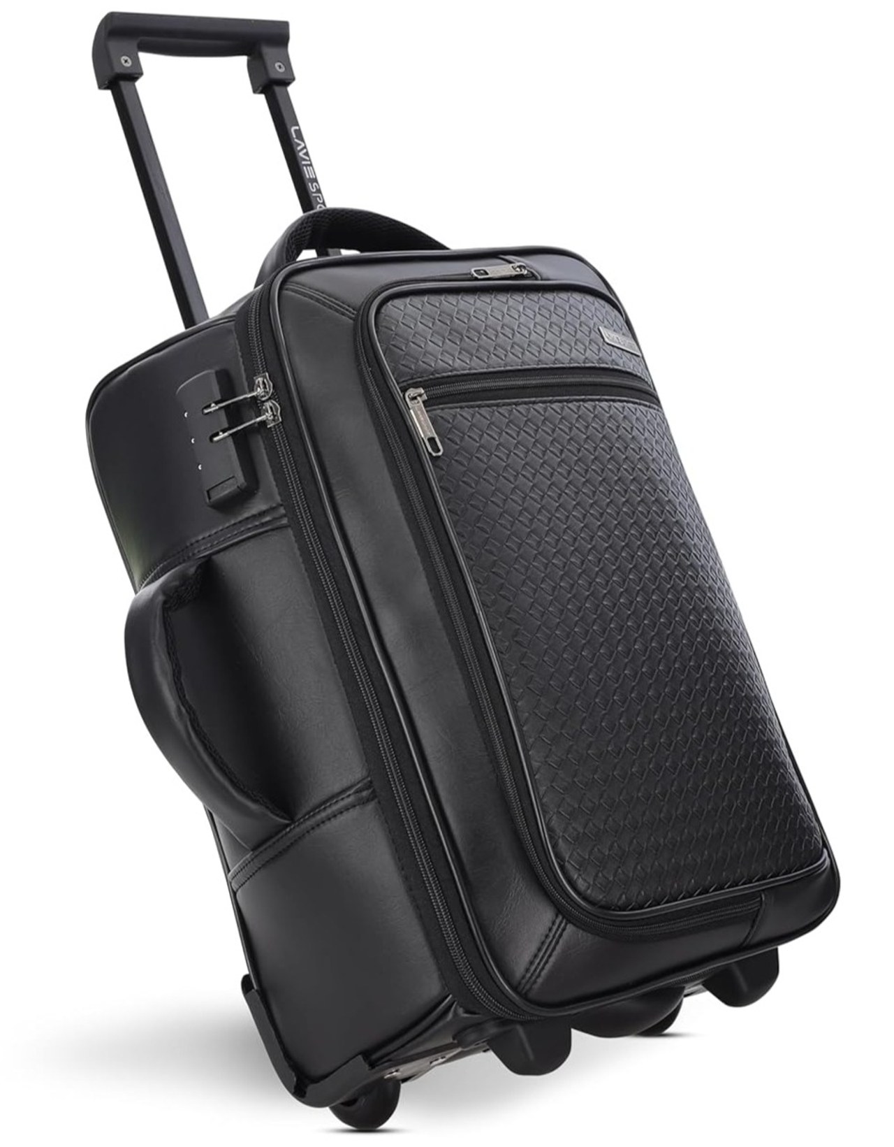 Lavie Sport 45 cm Premium Majestic Bottega Overnighter Laptop Trolley, Duffle Bag - Black