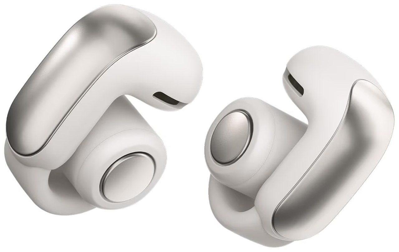 Bose Ultra Open Earbuds 48-Hour Battery Life White Smoke