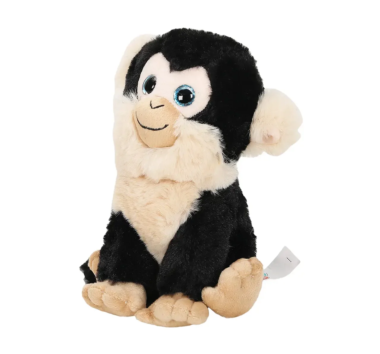 8” Black Monkey Plush