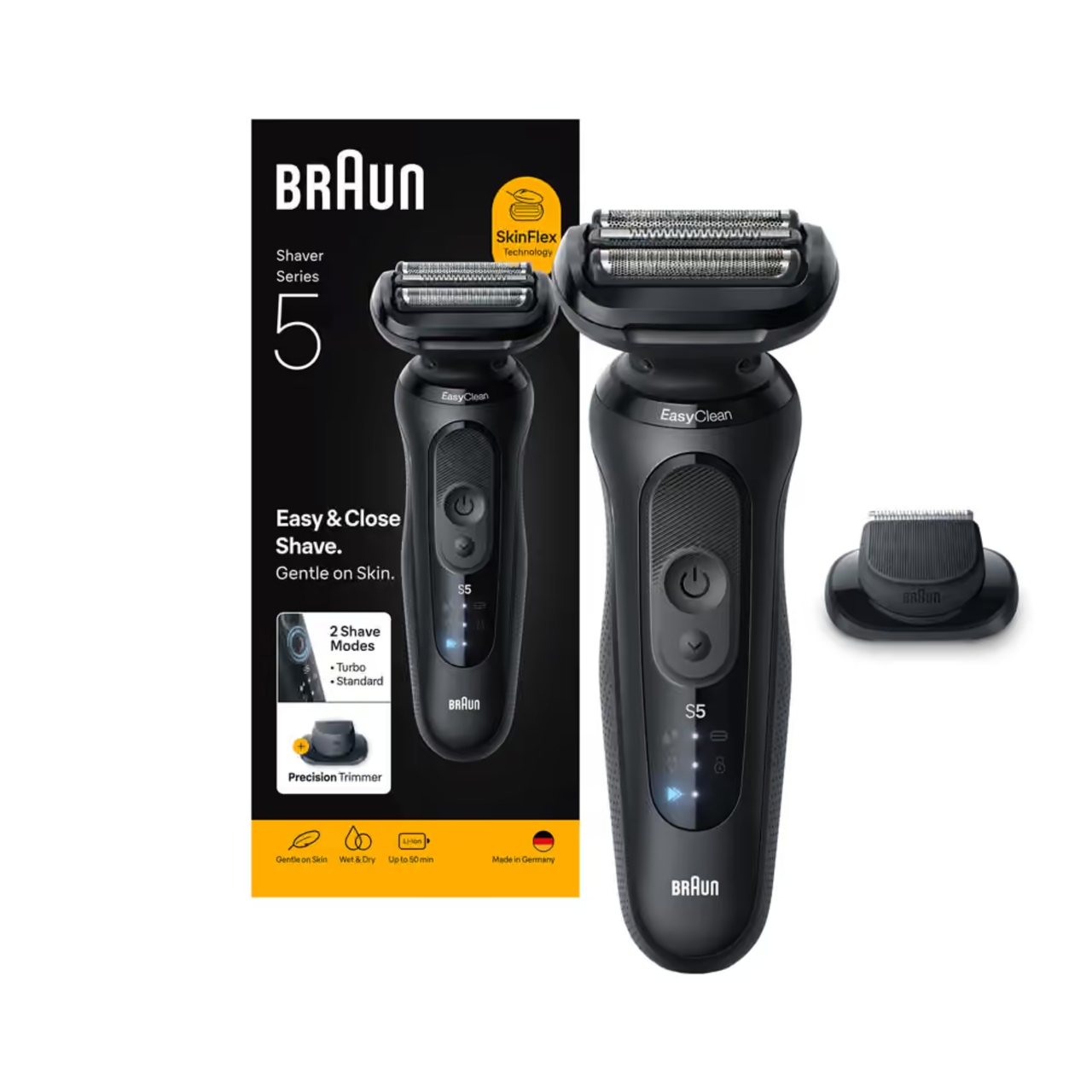 Braun Electric Shaver 52-N1200S Black