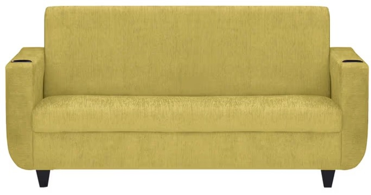 Hidenchic - Cornelia Fabric 3 Seater Sofa - Mehandi