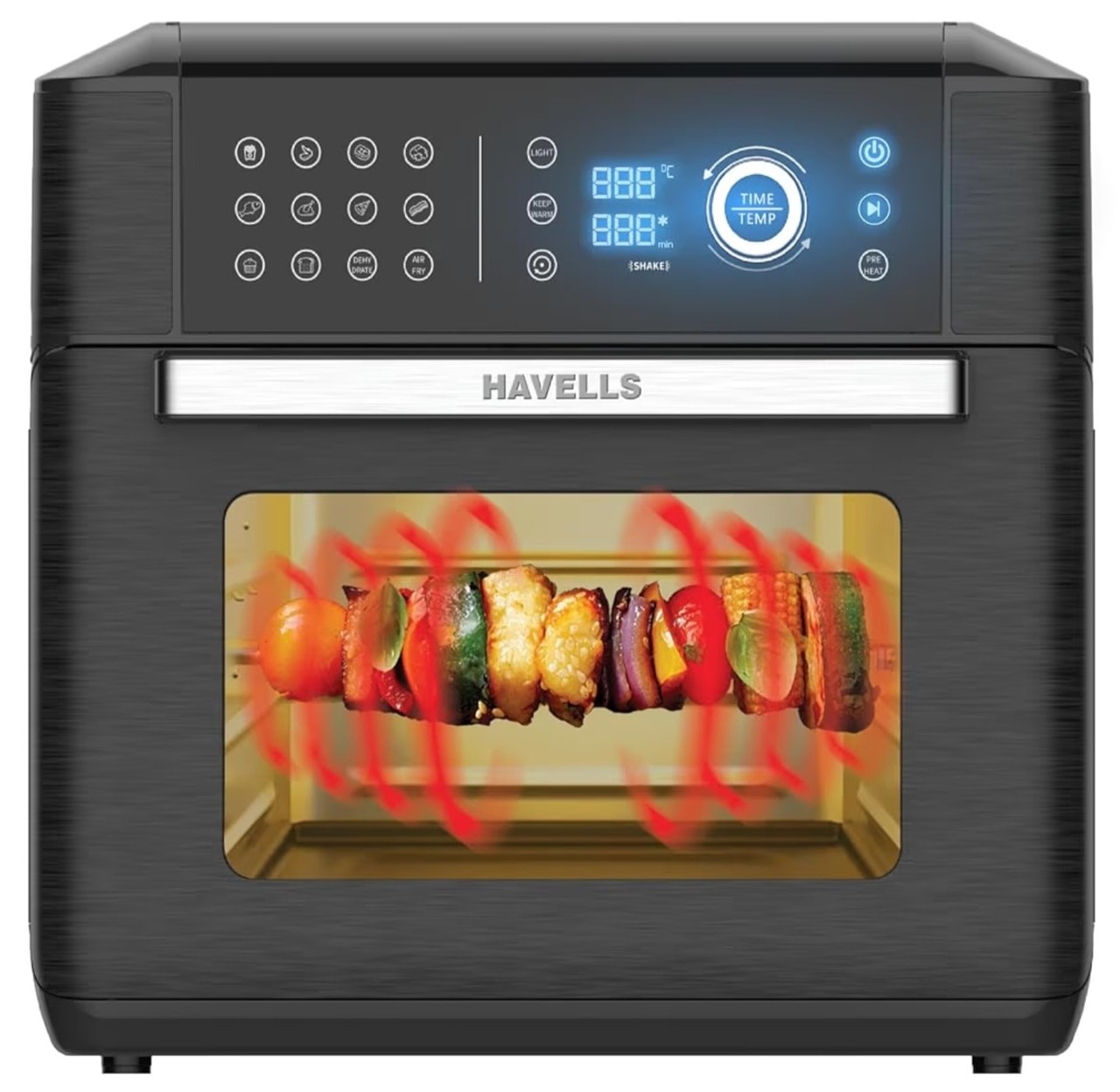 Havells Air-Oven Avanza 1700W Deep Fat Fryer 15L 14 Pre-Set Functions Black