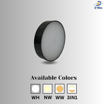 8 Watt Round LED Moon Surface  Panel Light For Ceiling(Packof-1 , Cool White)