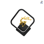 Square Shape Led Deer Fancy Wall Lamp for Living Room, Bedroom,Dinning Room etc.聽Color : 3in1 (Colour-3in1,Pack of 1)