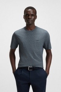 Cotton-jersey T-shirt with logo detail