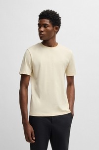 Cotton-jersey T-shirt with logo detail