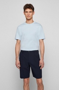Cotton-jersey T-shirt with logo detail