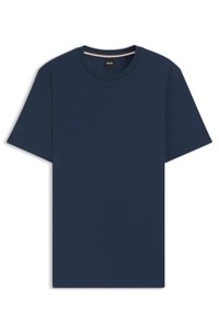 Cotton-jersey T-shirt with logo detail