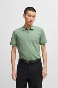 Pallas polo shirt in cotton piqué with logo details