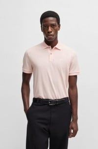 Pallas polo shirt in cotton piqué with logo details