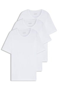 Three-pack of logo-embroidered T-shirts in cotton