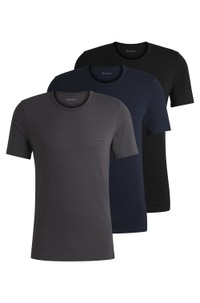 Three-pack of logo-embroidered T-shirts in cotton