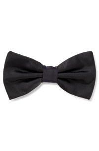 Italian-made bow tie in silk jacquard