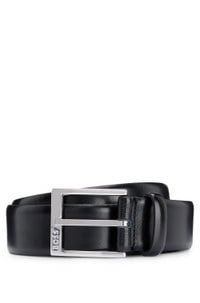 Italian-made belt with branded buckle