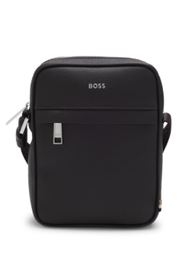 Reporter bag with signature stripe and logo detail