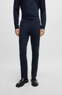 Slim-fit chinos in a stretch-cotton blend