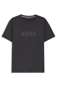 Cotton-jersey T-shirt with SPF 50+ UV protection