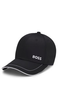 Cotton-twill cap with embroidered logo