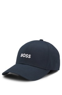 Cotton-twill cap with embroidered logo