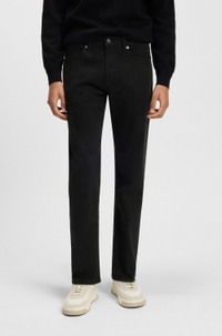 Maine Regular-fit jeans in stay-black comfort-stretch denim
