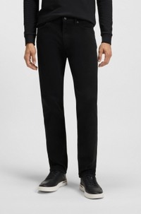 Maine Regular-fit jeans in stay-black comfort-stretch denim