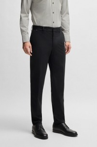 Slim-fit trousers in performance-stretch jersey
