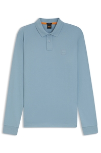Slim-fit polo shirt in stretch-cotton piqué