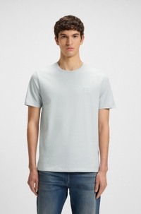 Cotton-jersey T-shirt with logo patch