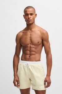 Quick-drying swim shorts with contrast details