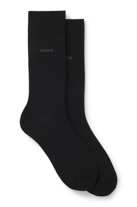 Two-pack of regular-length socks in a cotton blend