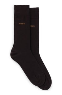 Two-pack of regular-length socks in a cotton blend
