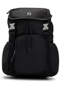 Twill backpack with Double B monogram