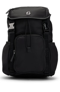 Twill backpack with Double B monogram