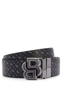Reversible Italian-leather belt with Double B monogram buckle
