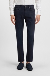 Delaware slim-fit jeans in dark-blue soft denim