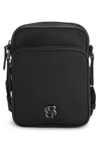 Twill reporter bag with Double B monogram