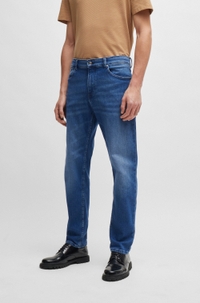 Maine Regular-fit jeans in pure-blue comfort-stretch denim