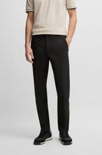 Slim-fit trousers in water-repellent stretch fabric