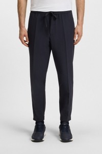 Tapered-fit trousers in water-repellent stretch fabric