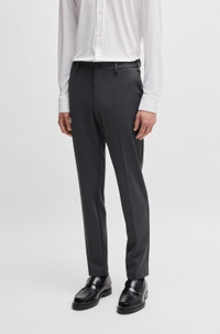 Slim-fit trousers in washable performance-stretch fabric