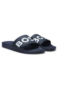 Italian-made slides with large logo detail