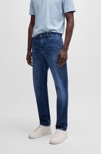 Maine regular-fit jeans in blue comfort-stretch denim