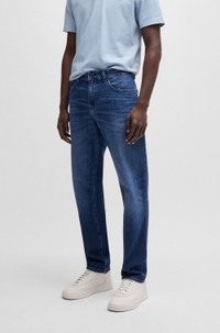Maine regular-fit jeans in blue comfort-stretch denim