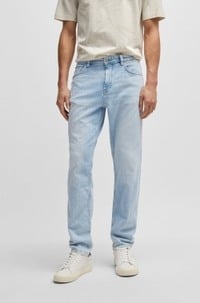 Maine regular-fit jeans in blue mechanical-stretch denim