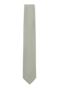 Micro-pattern jacquard tie with silk
